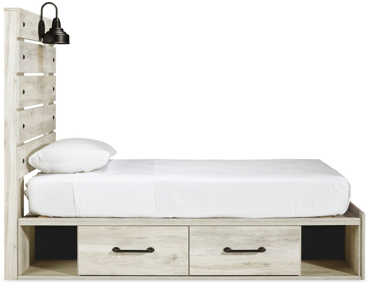 Cambeck Whitewash Twin Panel Headboard Only B19253