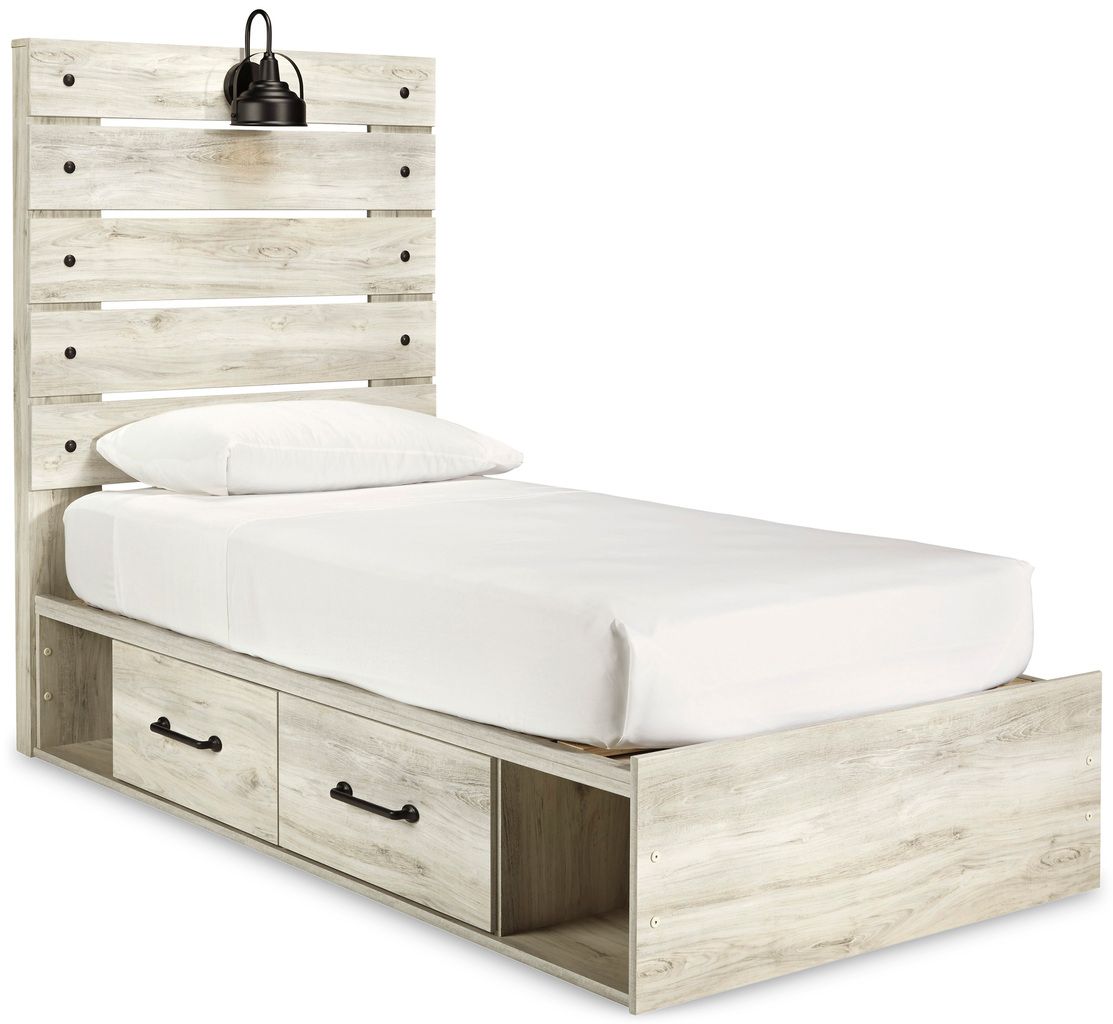 Cambeck Whitewash Twin Panel Headboard Only B19253