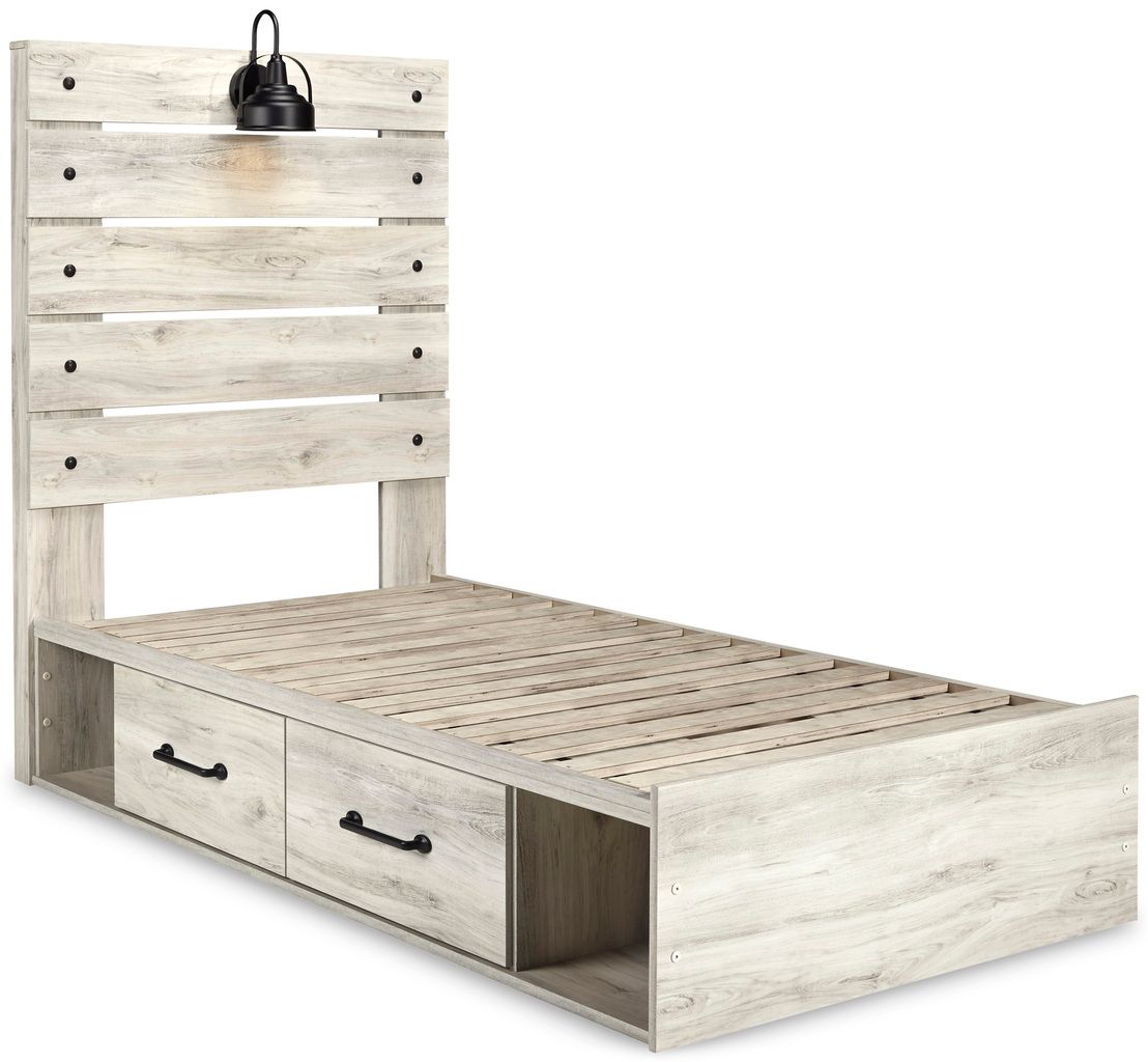 Cambeck Whitewash Twin Panel Headboard Only B19253