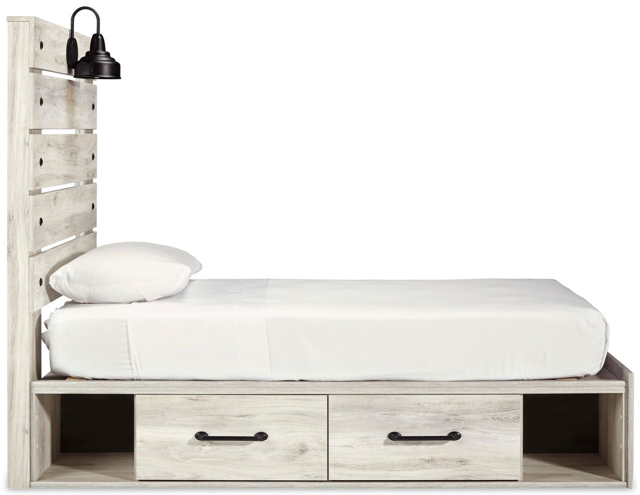 Cambeck Whitewash Twin Panel Headboard Only B19253