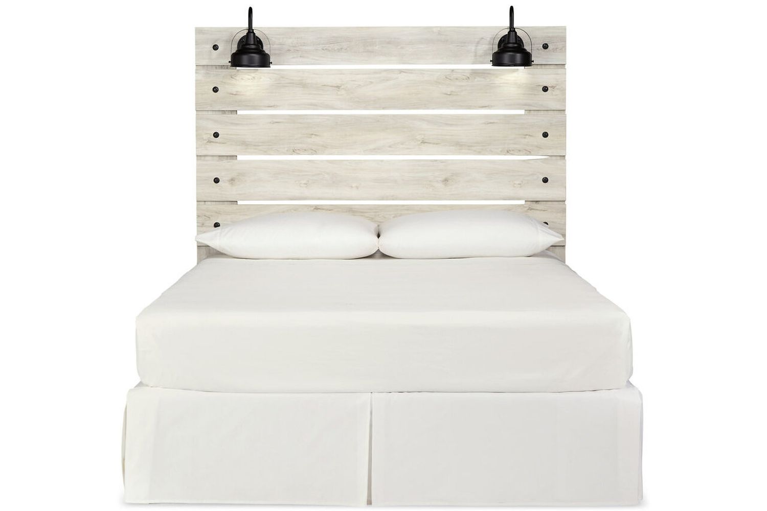 Cambeck White Wash Queen Panel Headboard Only B19257