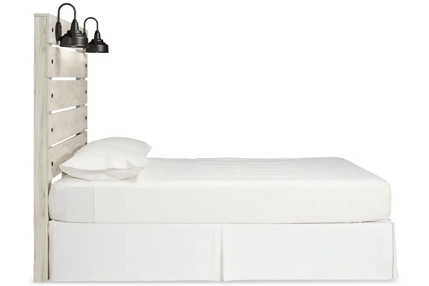 Cambeck White Wash Queen Panel Headboard Only B19257