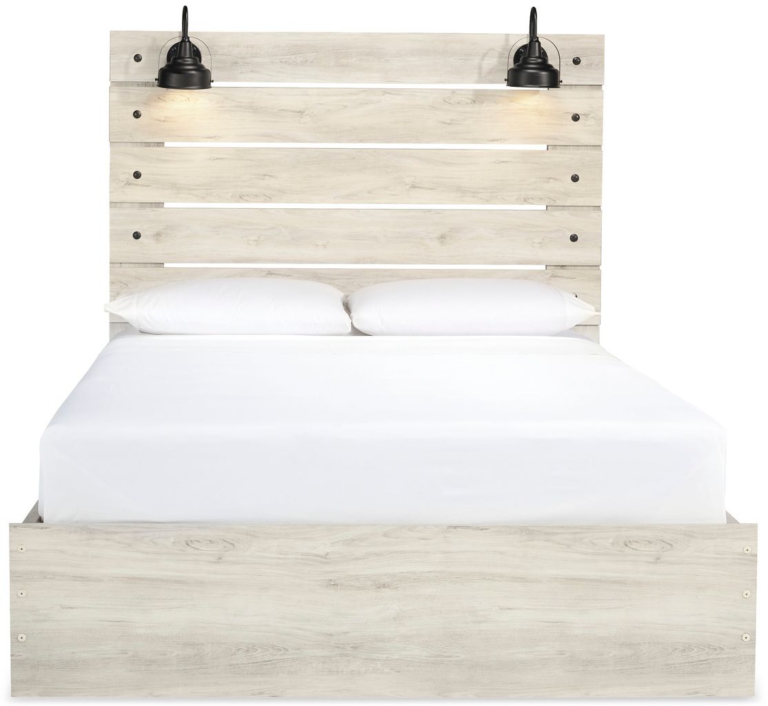 Cambeck White Wash Queen Panel Headboard Only B19257