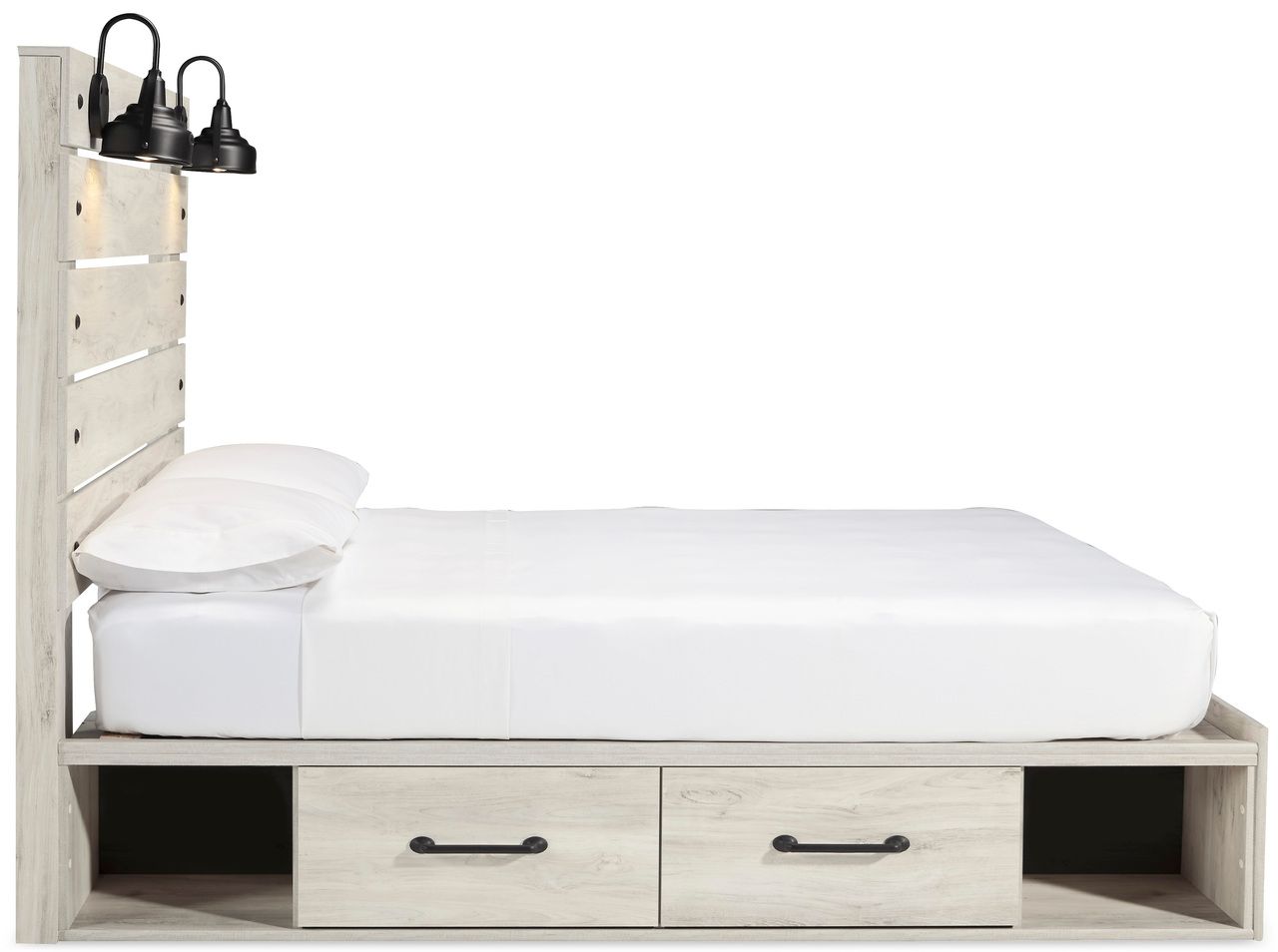 Cambeck White Wash Queen Panel Headboard Only B19257