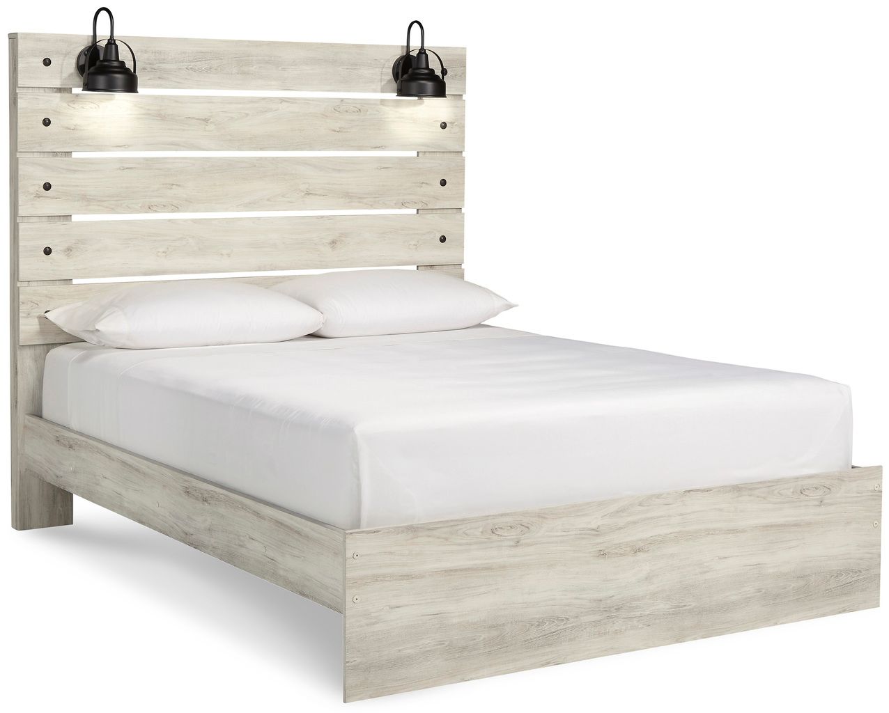 Cambeck White Wash Queen Panel Headboard Only B19257