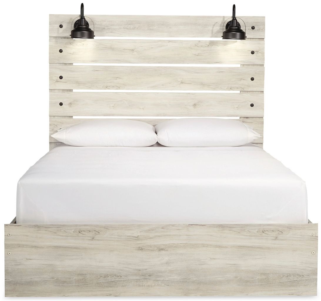Cambeck White Wash Queen Panel Headboard Only B19257
