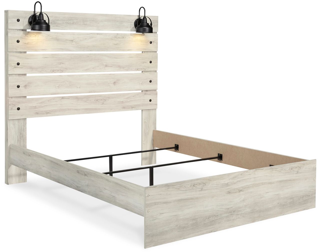 Cambeck White Wash Queen Panel Headboard Only B19257