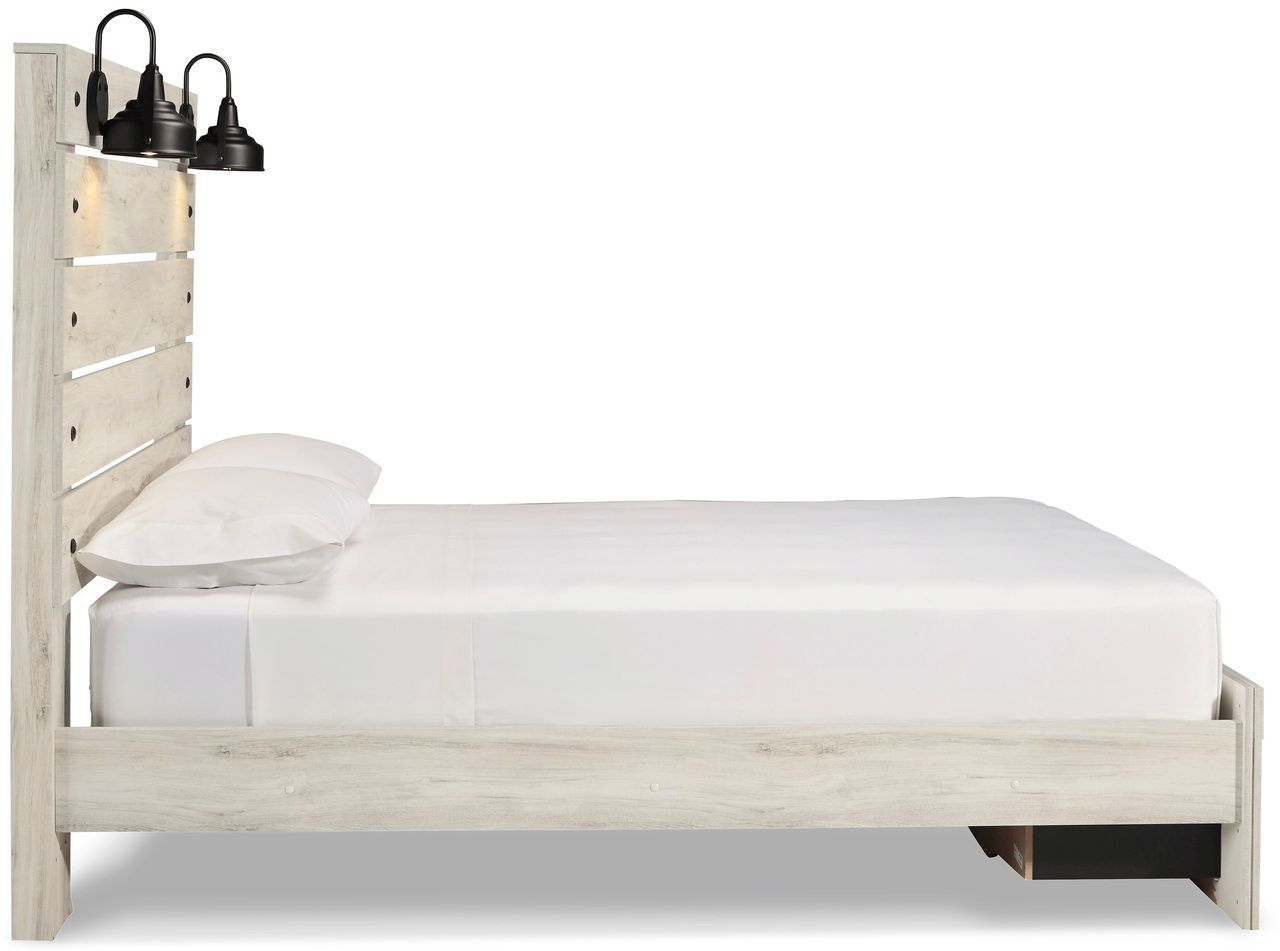 Cambeck White Wash Queen Panel Headboard Only B19257