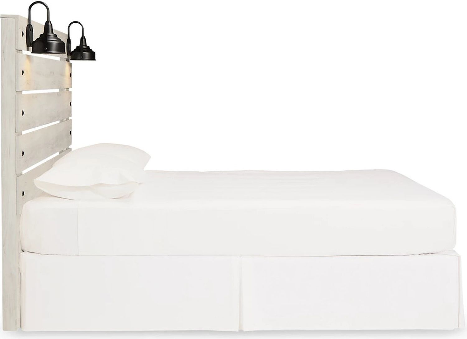 Cambeck White Wash King Panel Headboard Only B19258