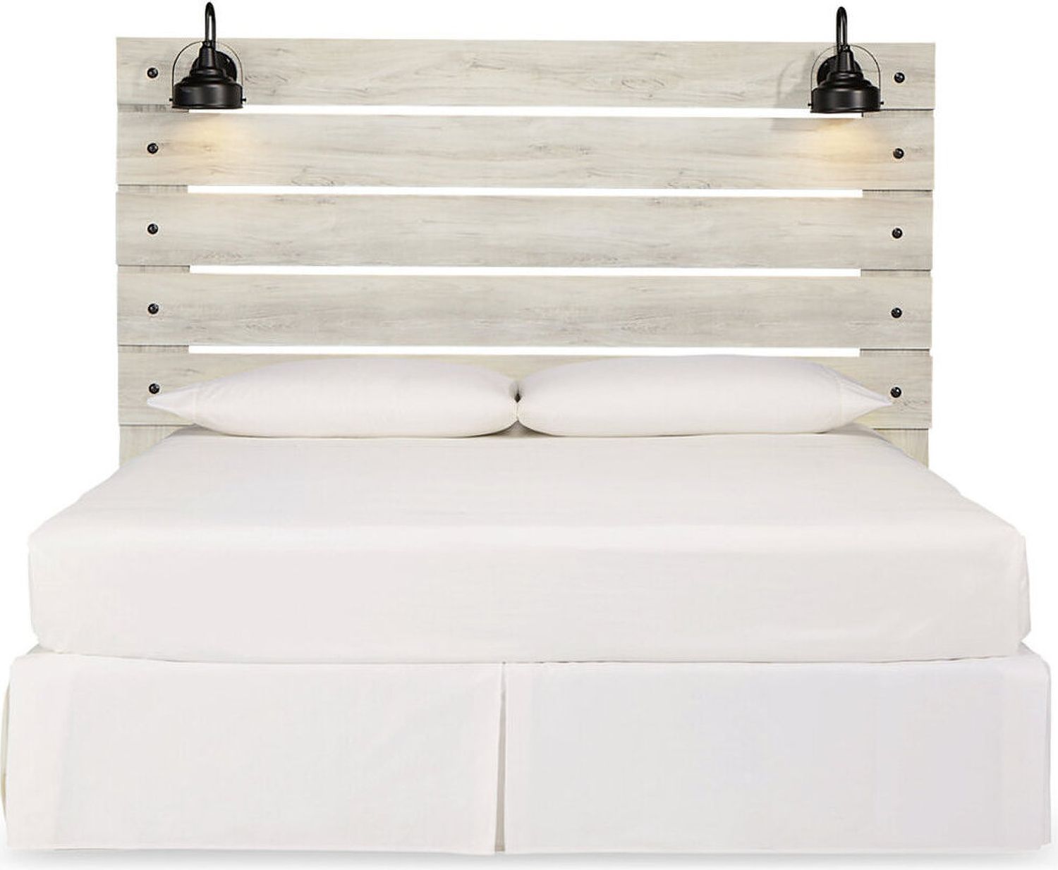 Cambeck White Wash King Panel Headboard Only B19258