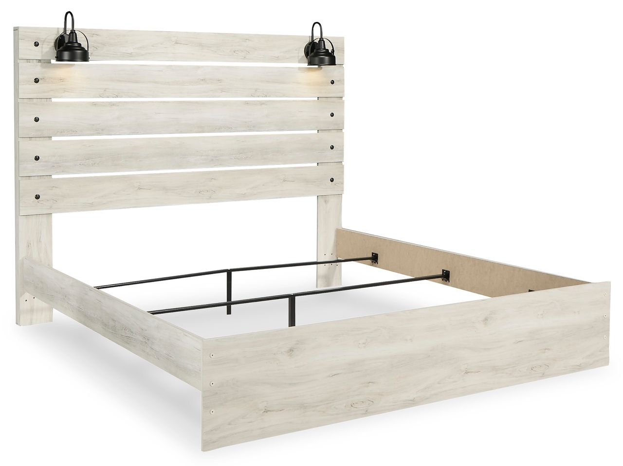 Cambeck White Wash King Panel Headboard Only B19258