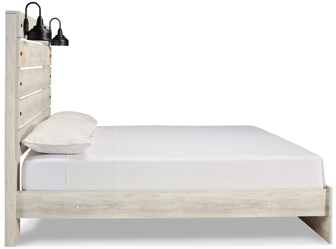 Cambeck White Wash King Panel Headboard Only B19258