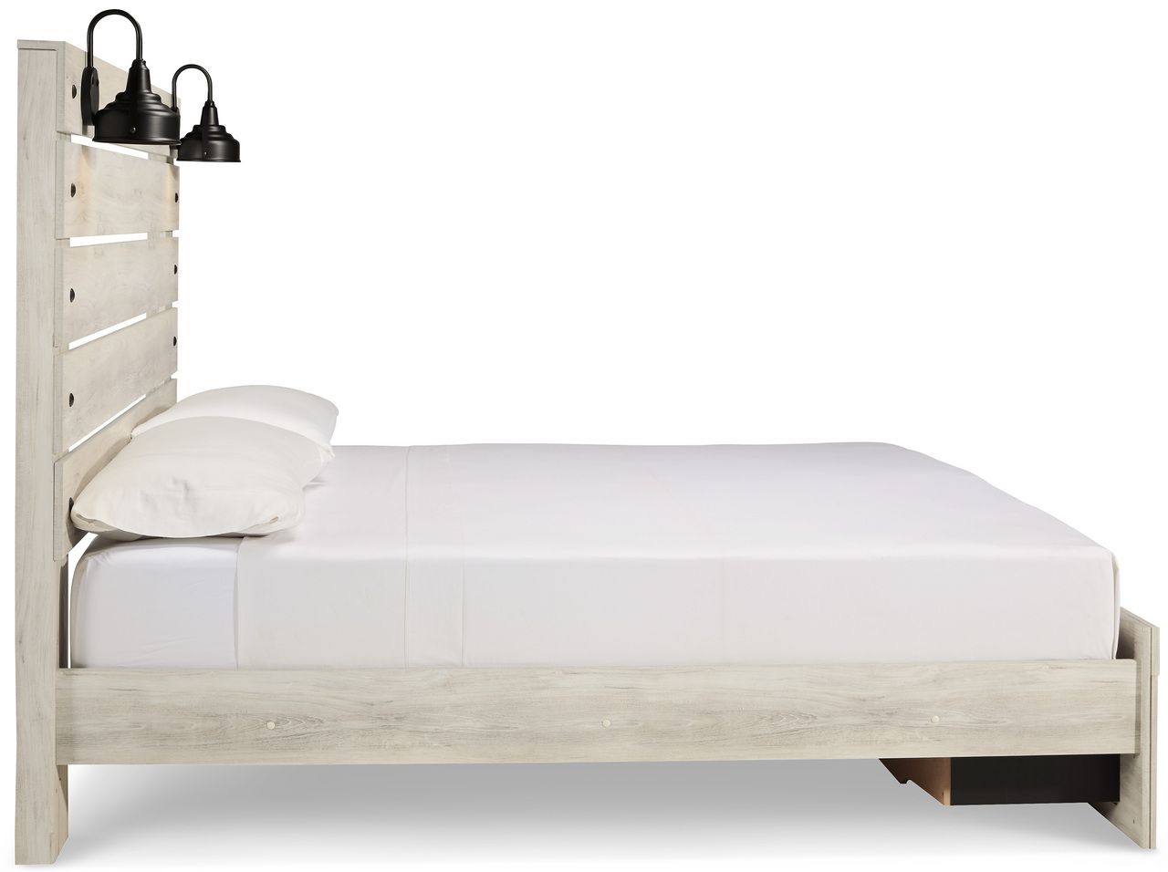 Cambeck White Wash King Panel Headboard Only B19258