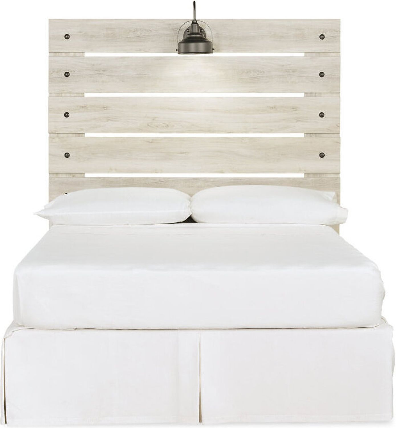 Cambeck Whitewash Full Panel Headboard Only B19287