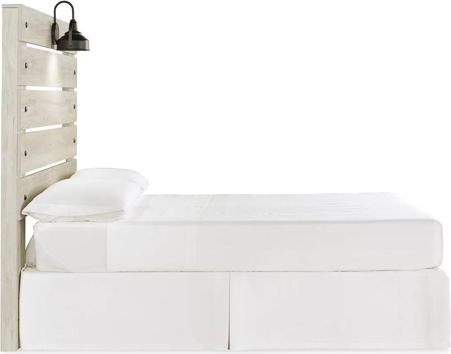 Cambeck Whitewash Full Panel Headboard Only B19287