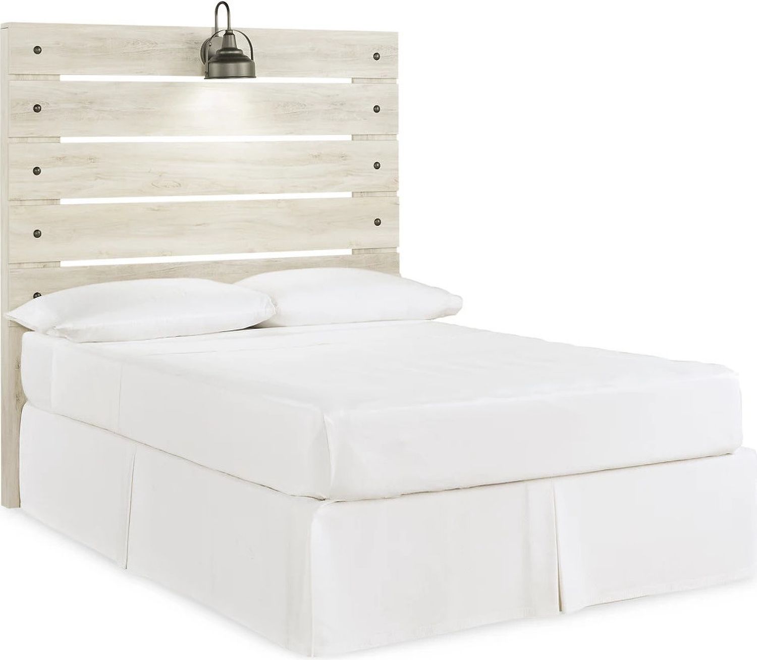 Cambeck Whitewash Full Panel Headboard Only B19287