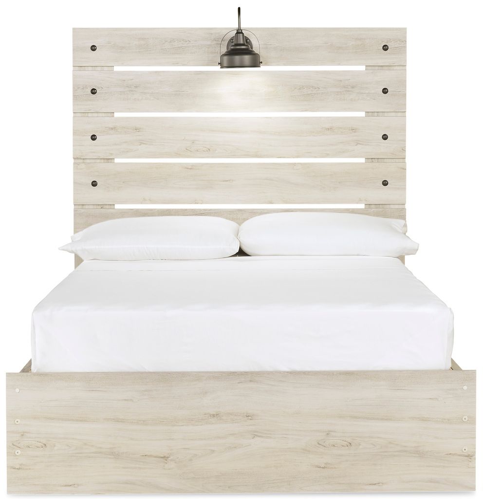 Cambeck Whitewash Full Panel Headboard Only B19287