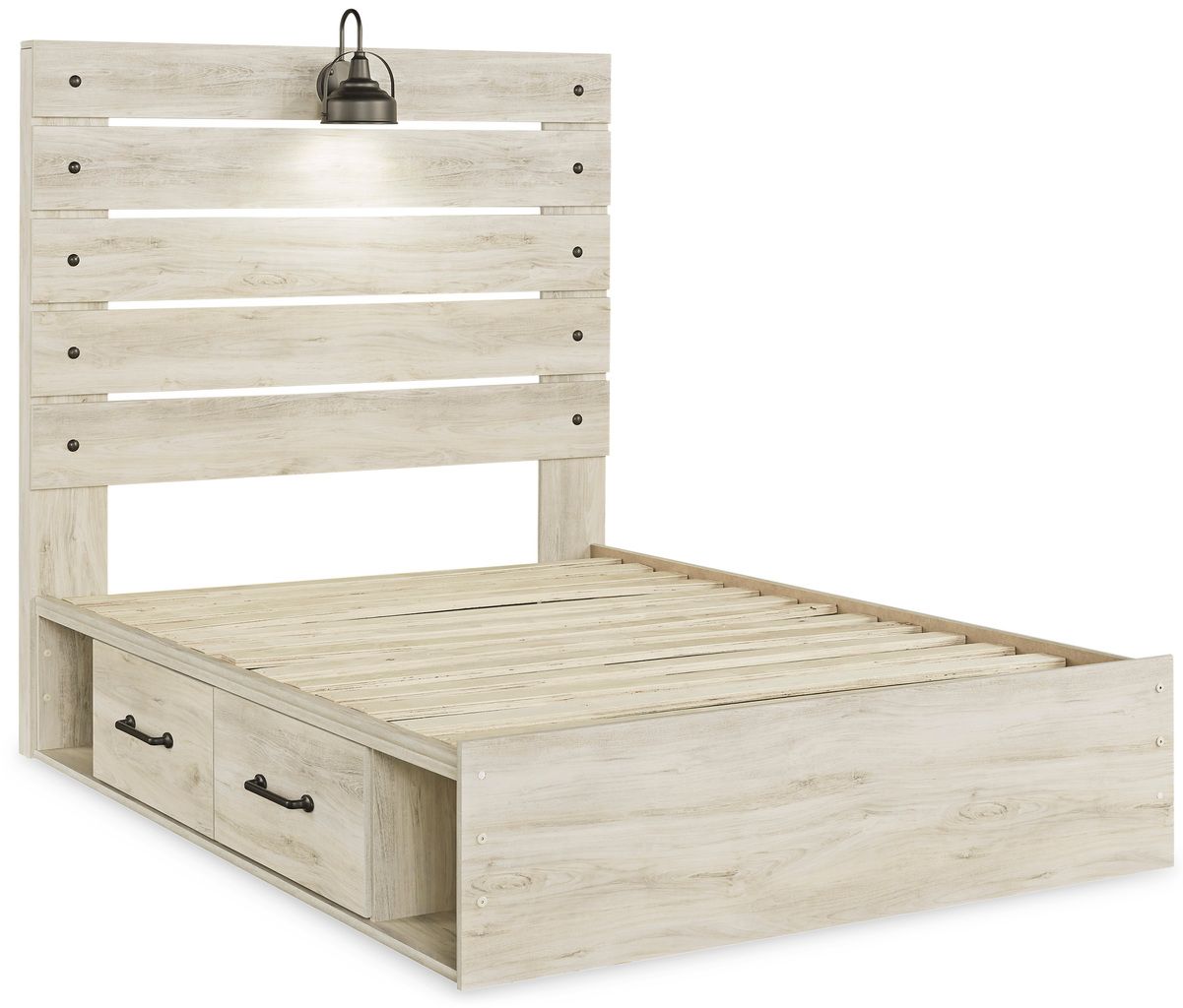 Cambeck Whitewash Full Panel Headboard Only B19287