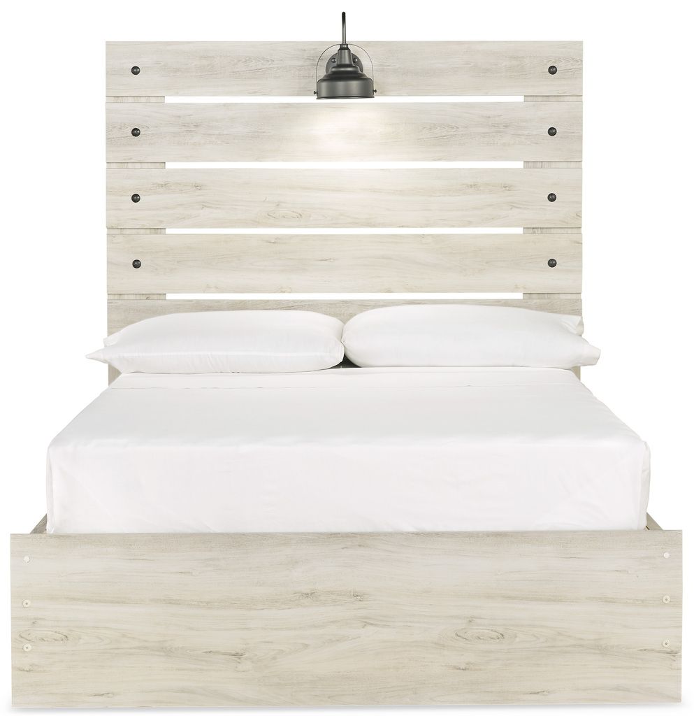 Cambeck Whitewash Full Panel Headboard Only B19287