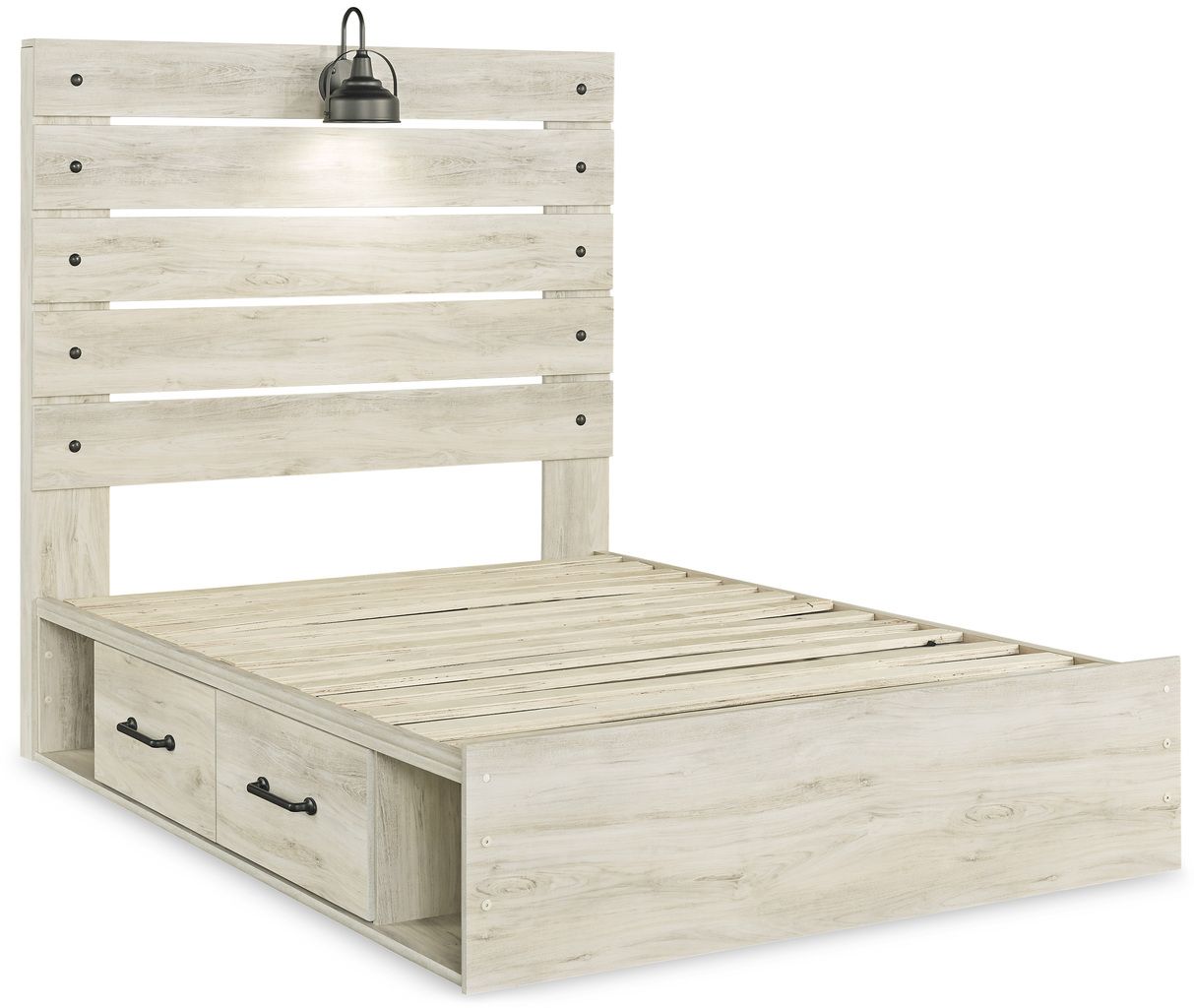 Cambeck Whitewash Full Panel Headboard Only B19287