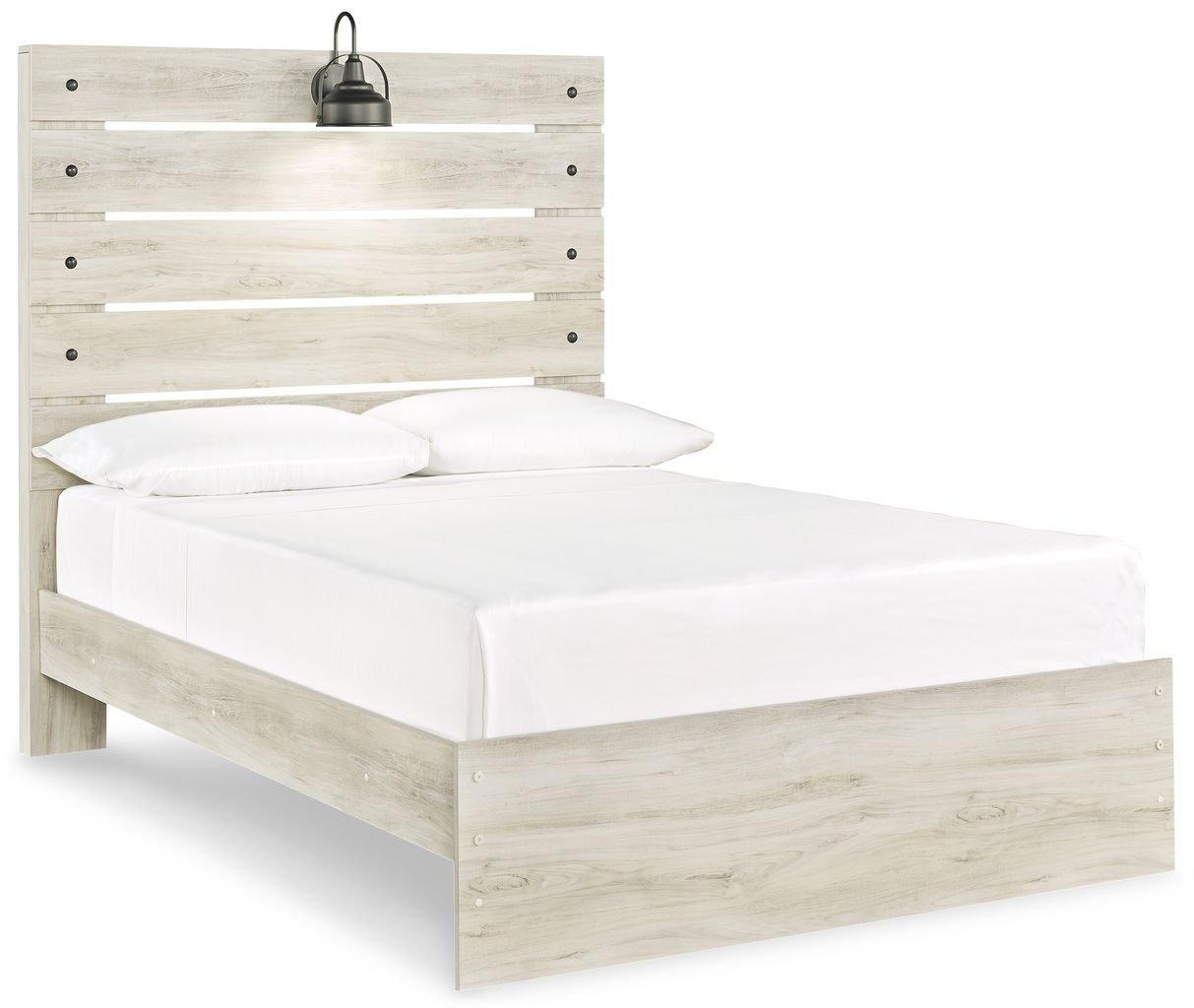 Cambeck Whitewash Full Panel Headboard Only B19287