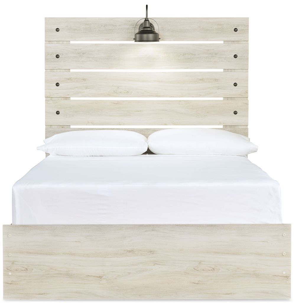 Cambeck Whitewash Full Panel Headboard Only B19287