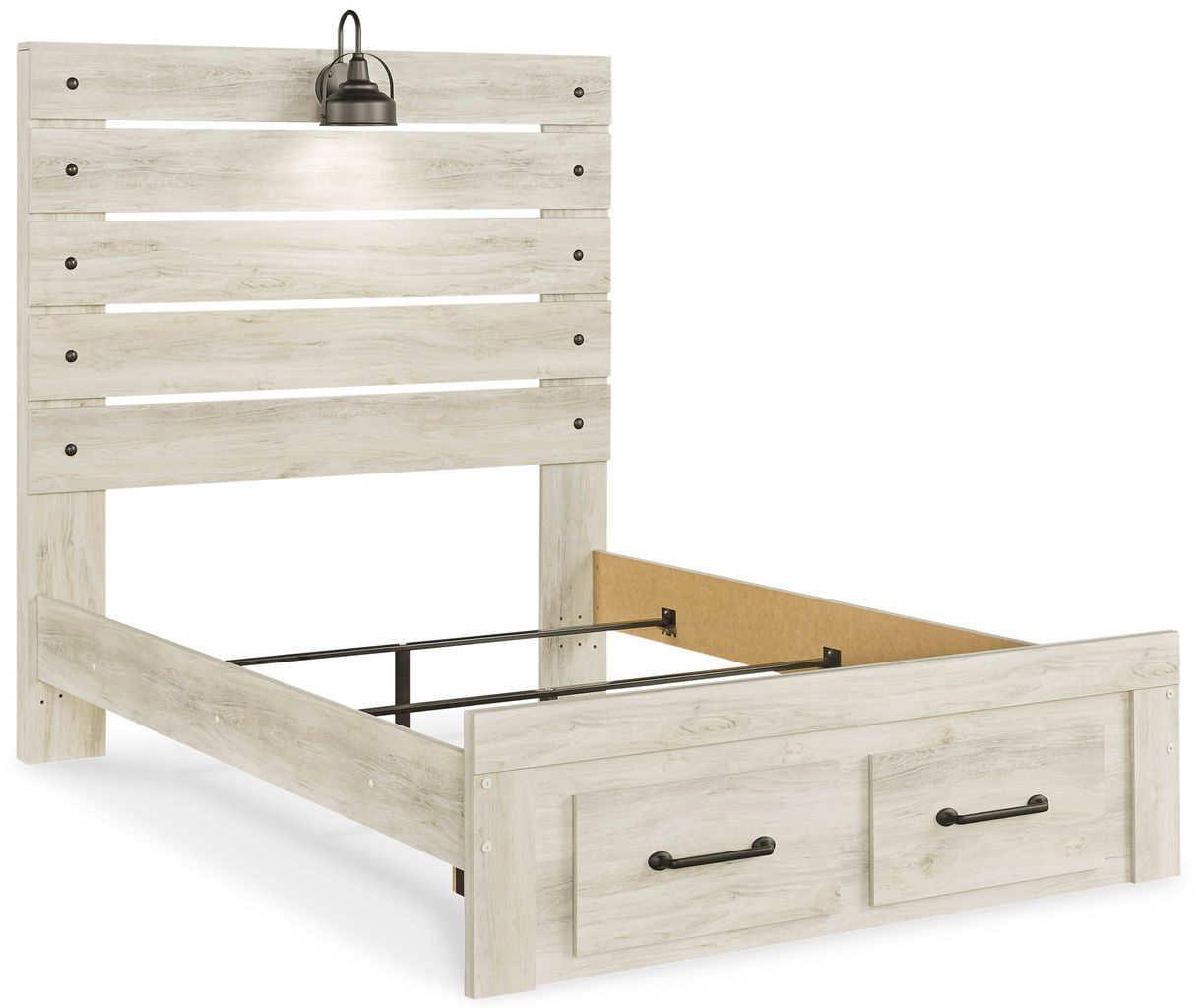Cambeck Whitewash Full Panel Headboard Only B19287