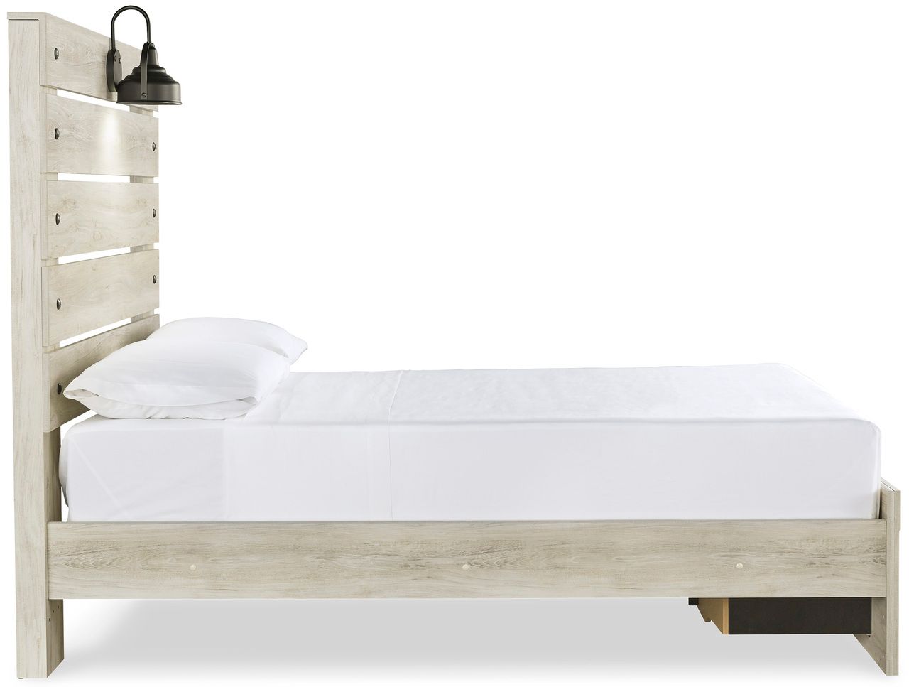 Cambeck Whitewash Full Panel Headboard Only B19287