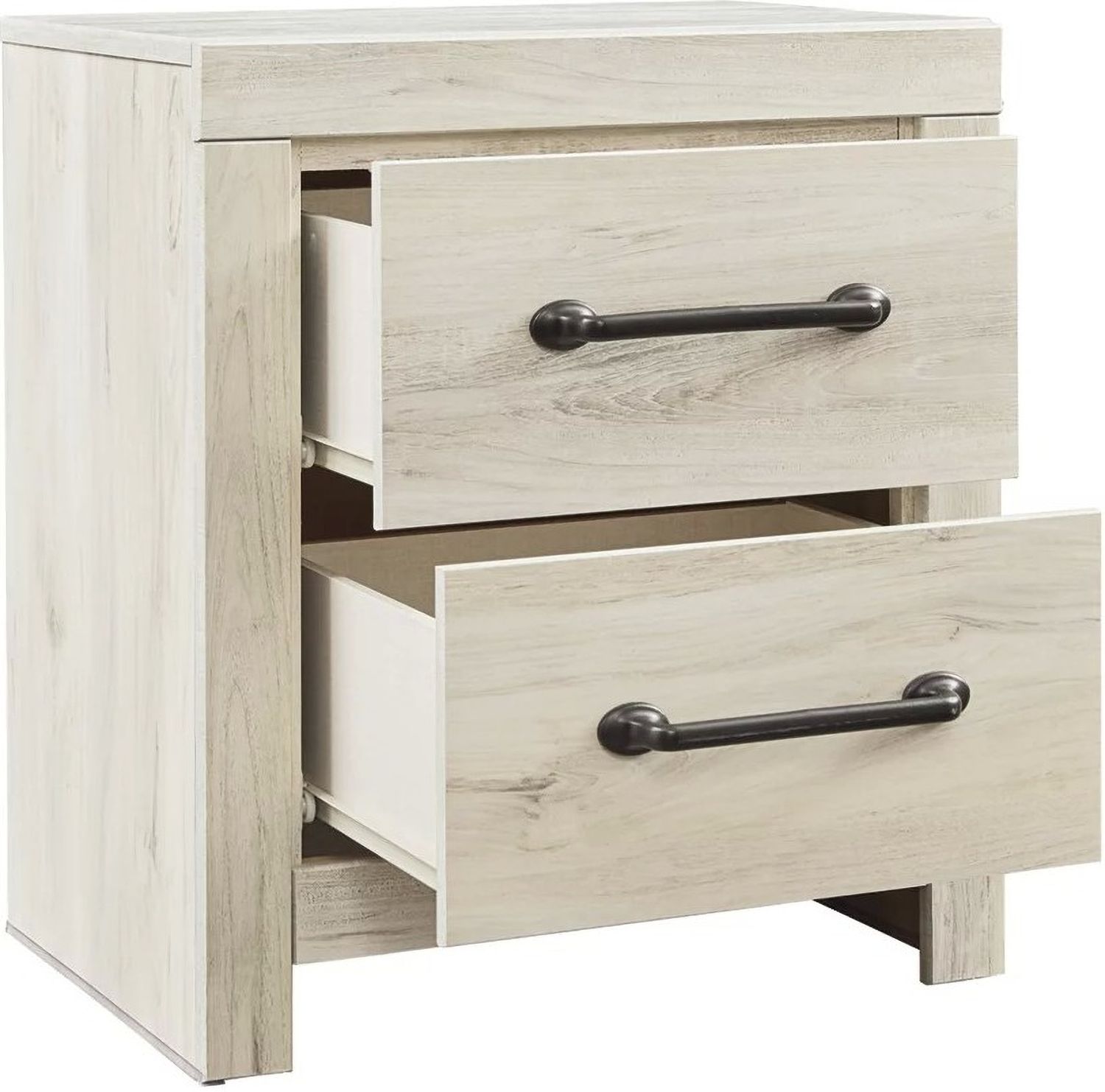 Cambeck White Wash Two Drawer Night Stand B19292