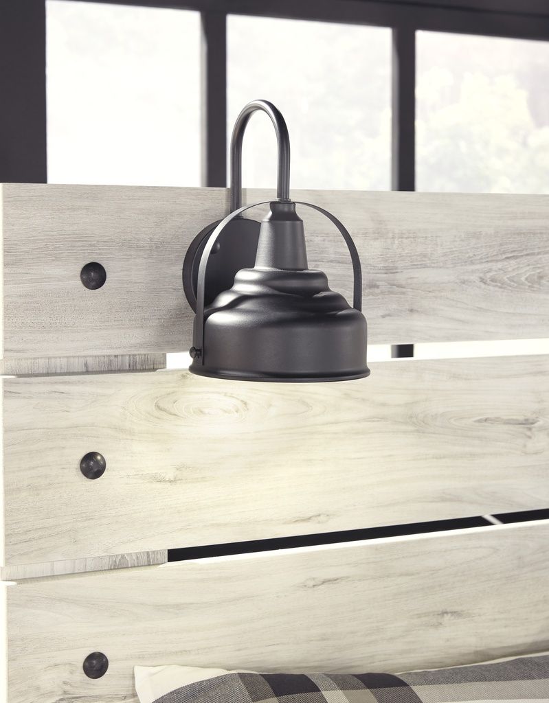 Cambeck Whitewash King Panel Bed with One Side Storage B192B19