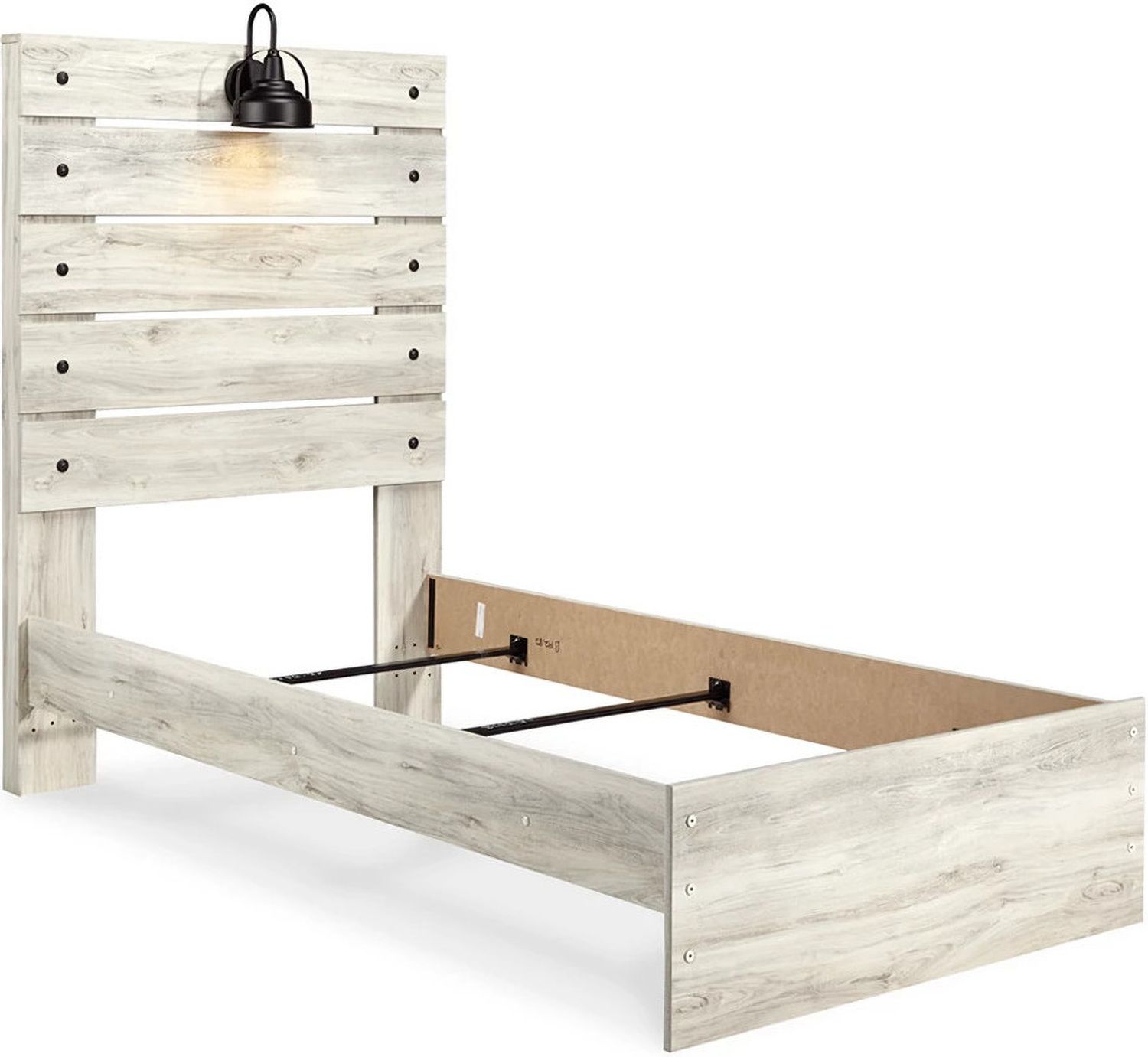 Cambeck Whitewash Twin Panel Bed B192B2
