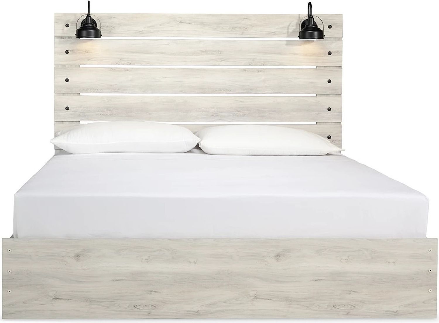 Cambeck Whitewash King Panel Bed B192B28