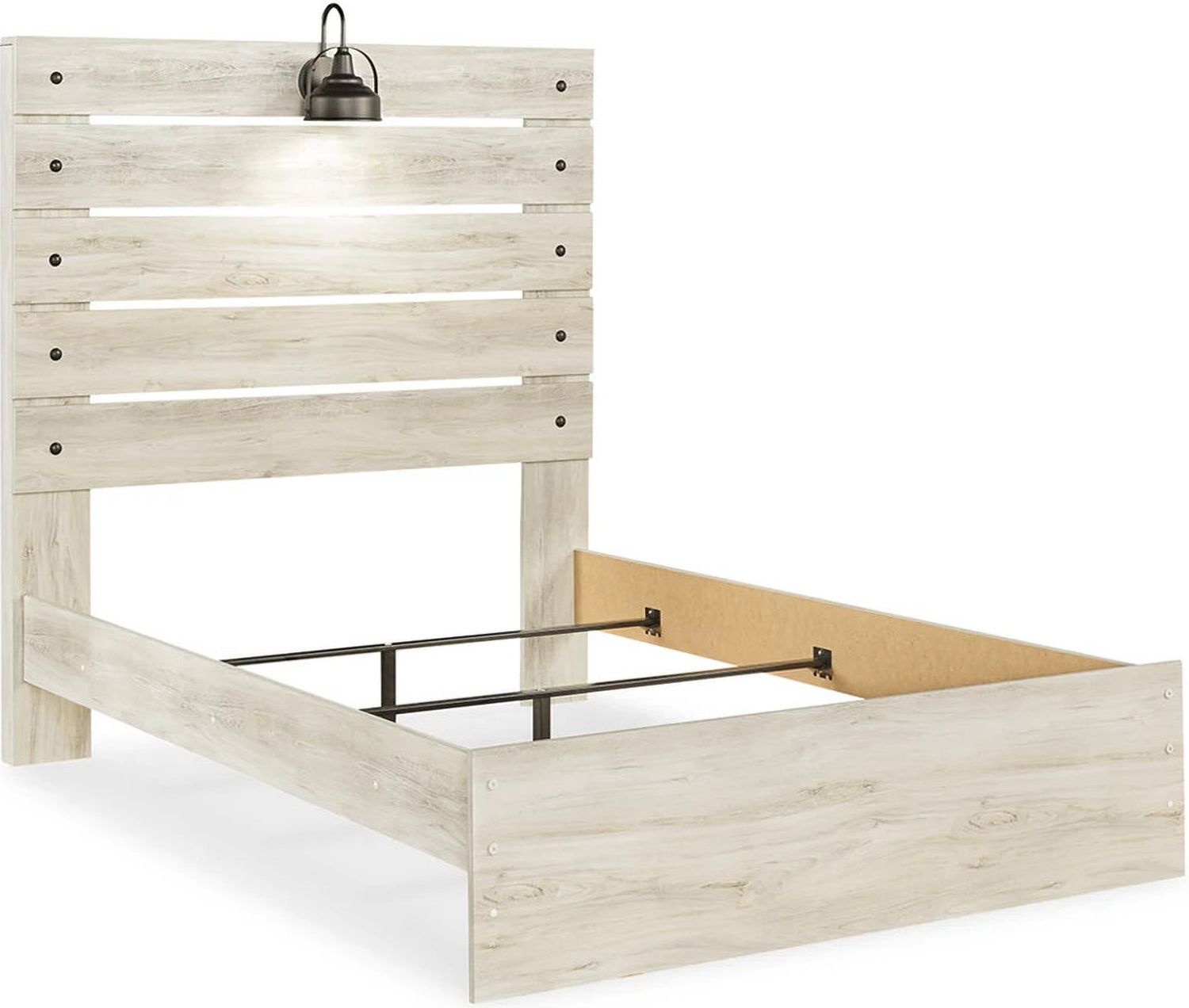 Cambeck Whitewash Full Panel Bed B192B3