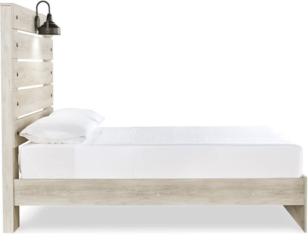 Cambeck Whitewash Full Panel Bed B192B3