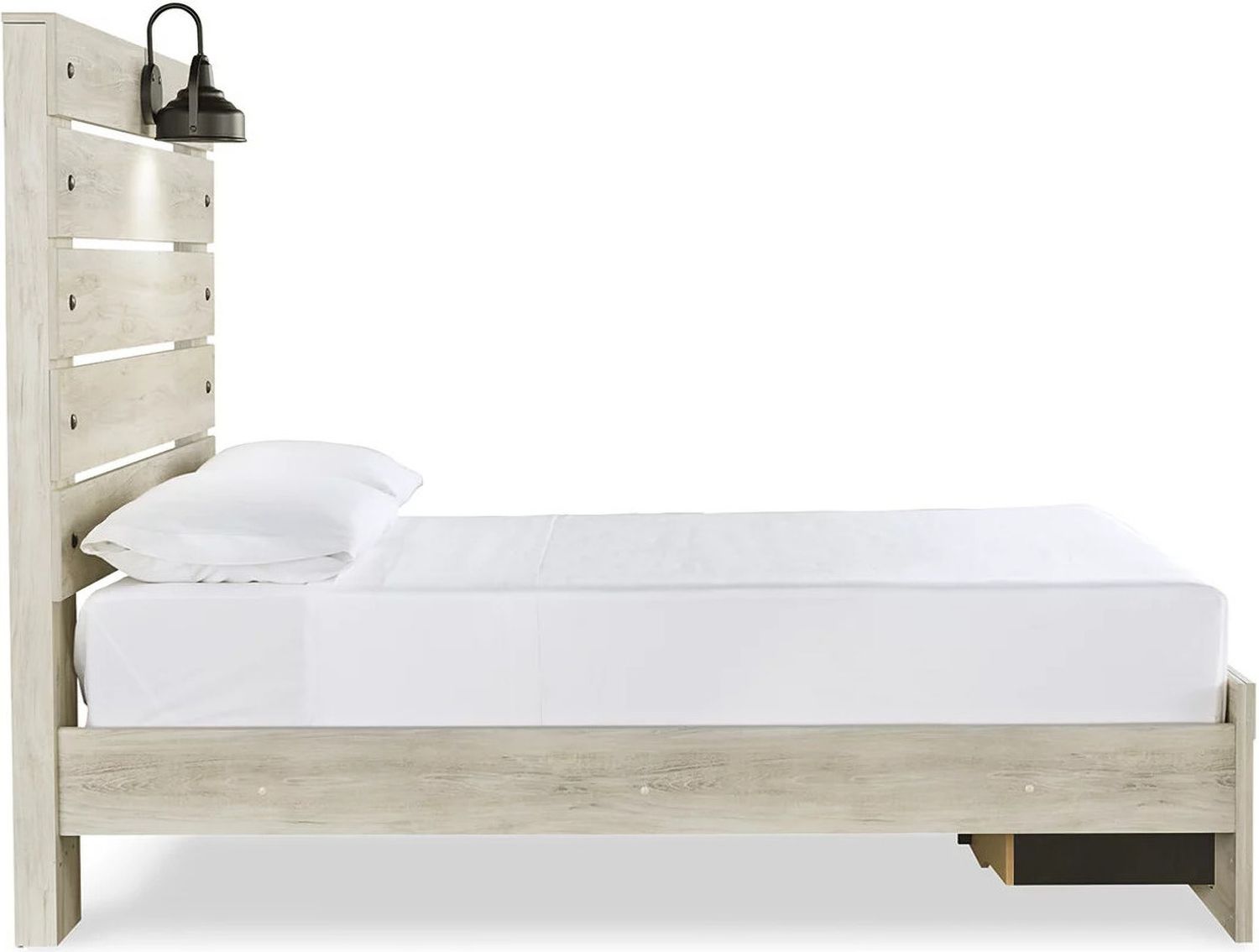 Cambeck Whitewash Full Panel Storage Bed B192B33