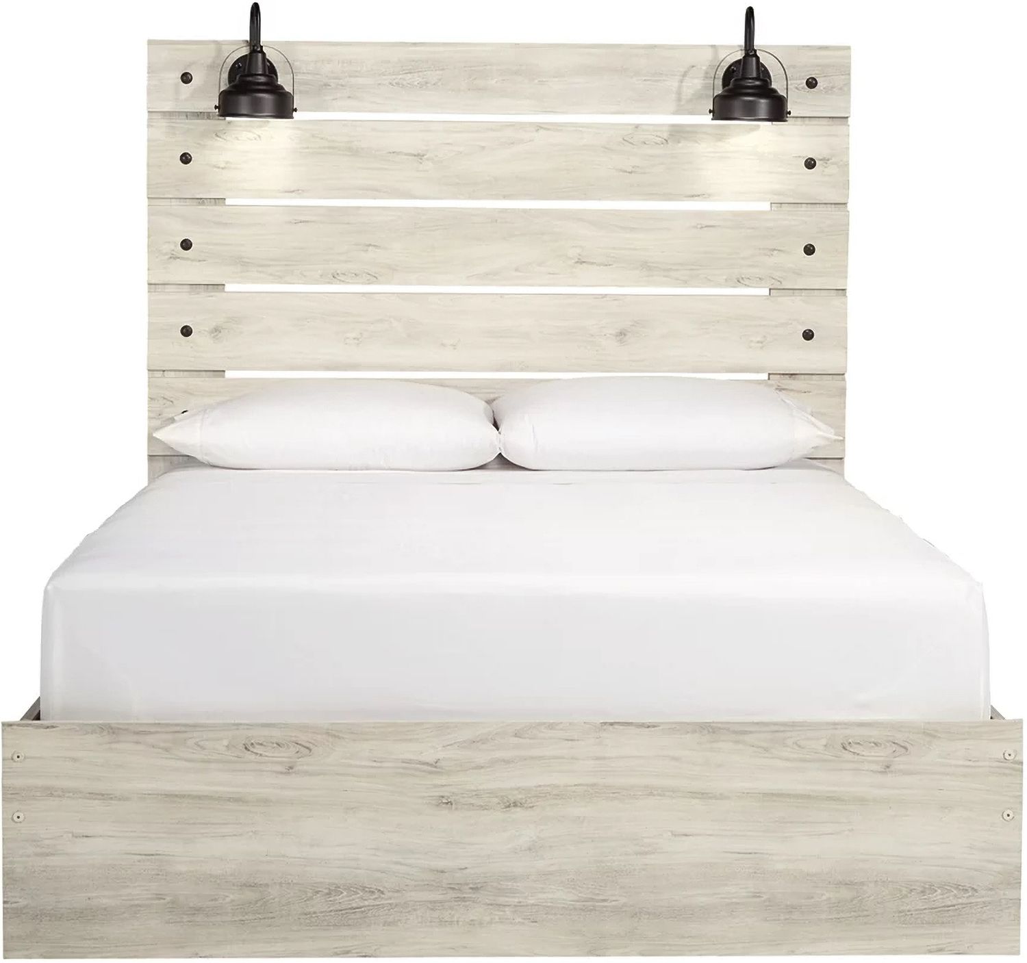 Cambeck Whitewash Queen Panel Bed B192B4