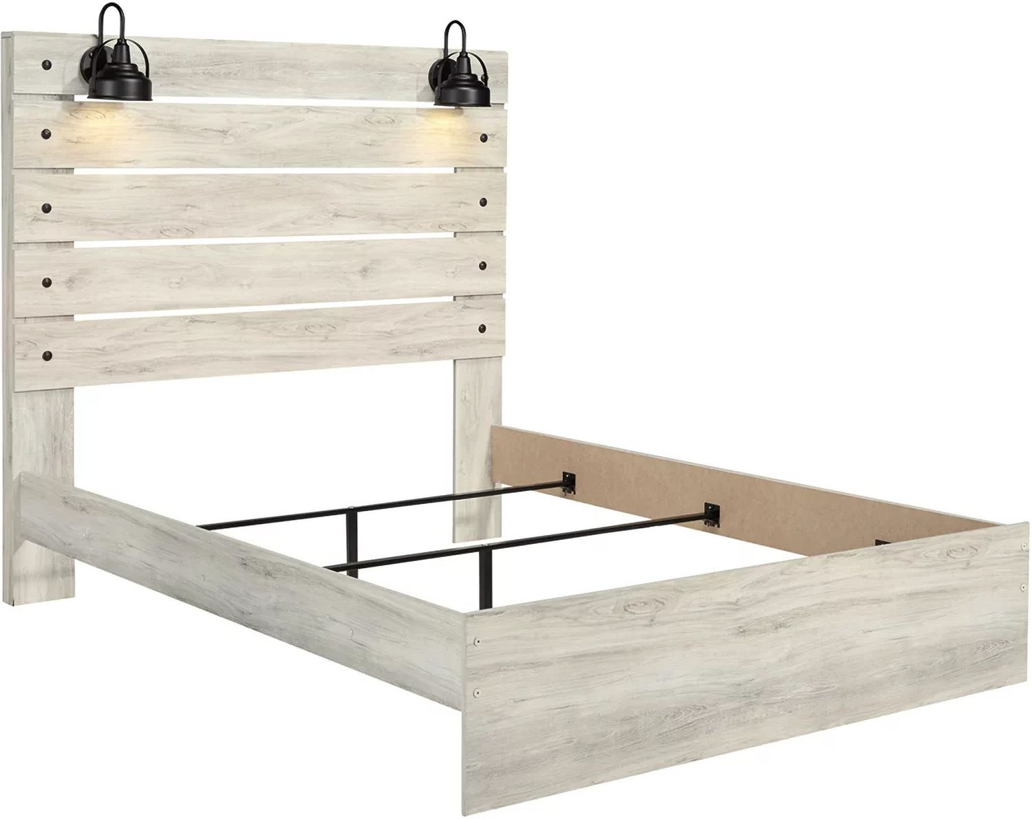 Cambeck Whitewash Queen Panel Bed B192B4