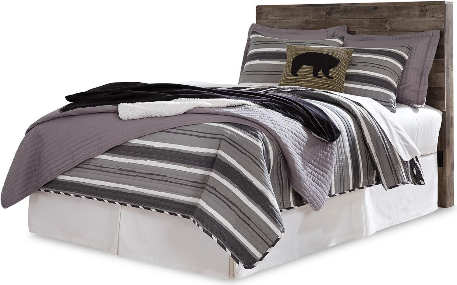 Derekson Full Panel Headboard In Multi Gray B20087