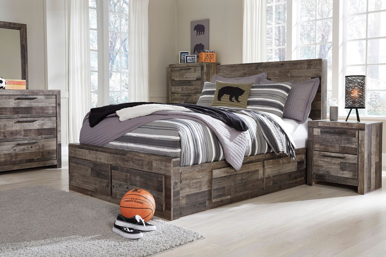 Derekson Full Panel Headboard In Multi Gray B20087
