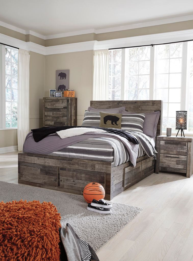 Derekson Full Panel Headboard In Multi Gray B20087