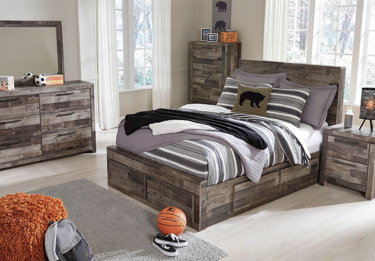Derekson Full Panel Headboard In Multi Gray B20087