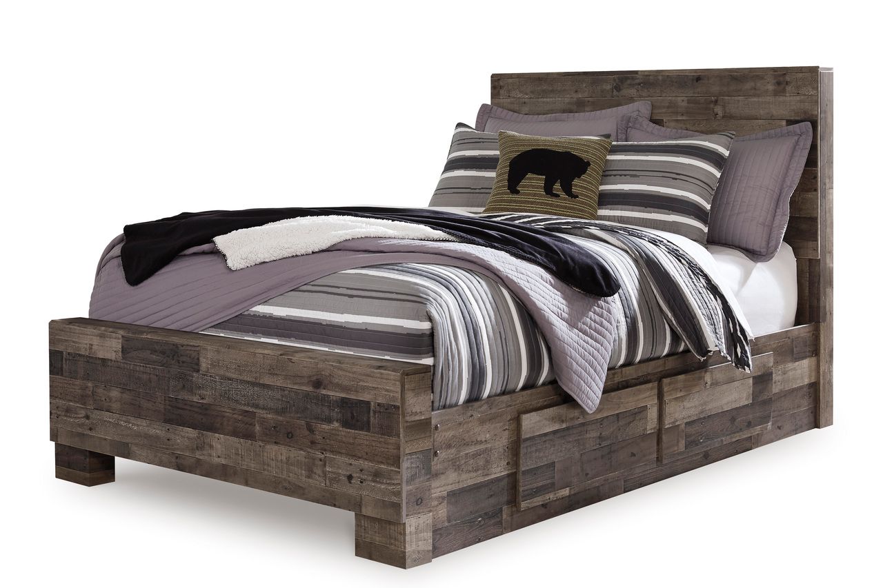 Derekson Full Panel Headboard In Multi Gray B20087