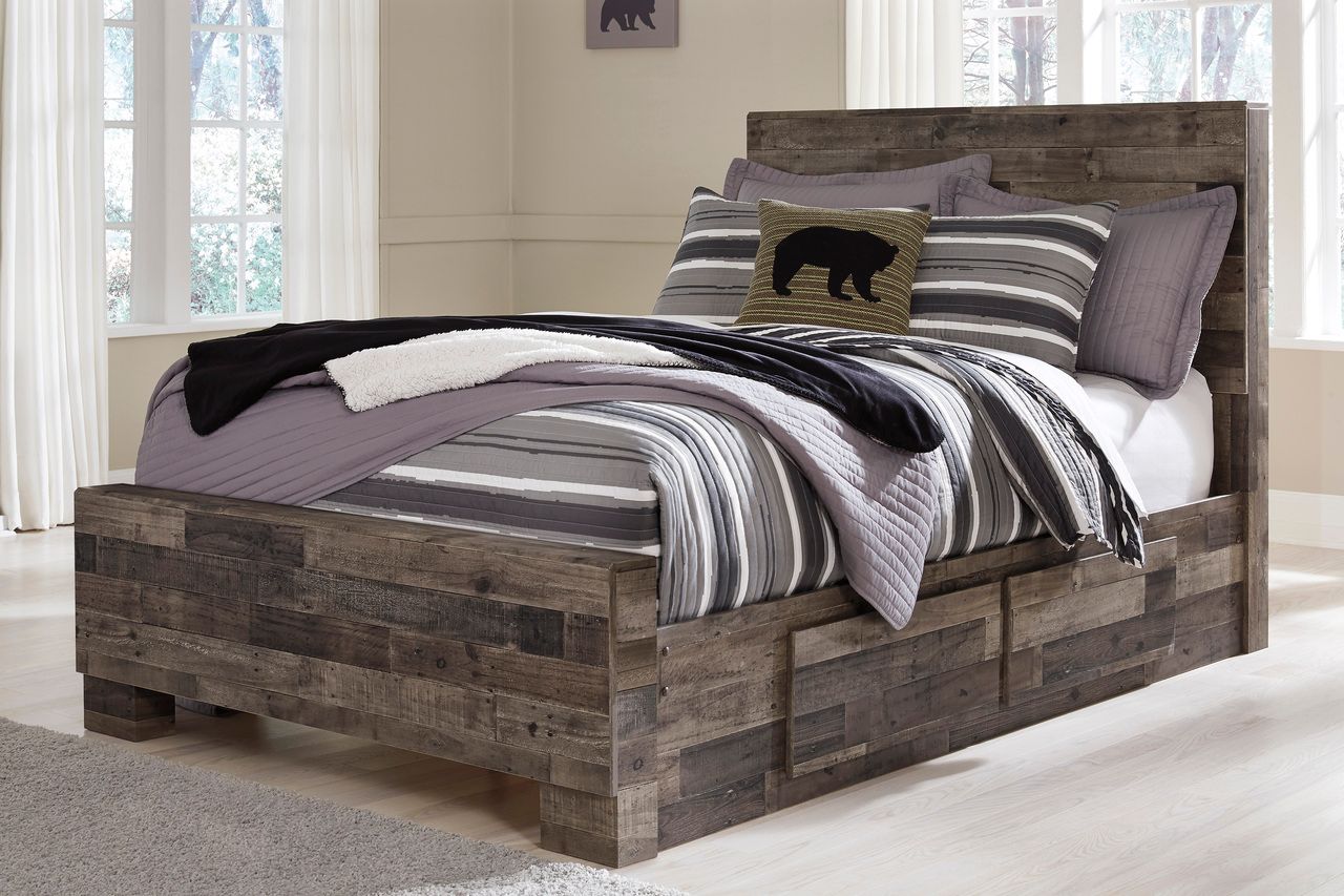 Derekson Full Panel Headboard In Multi Gray B20087