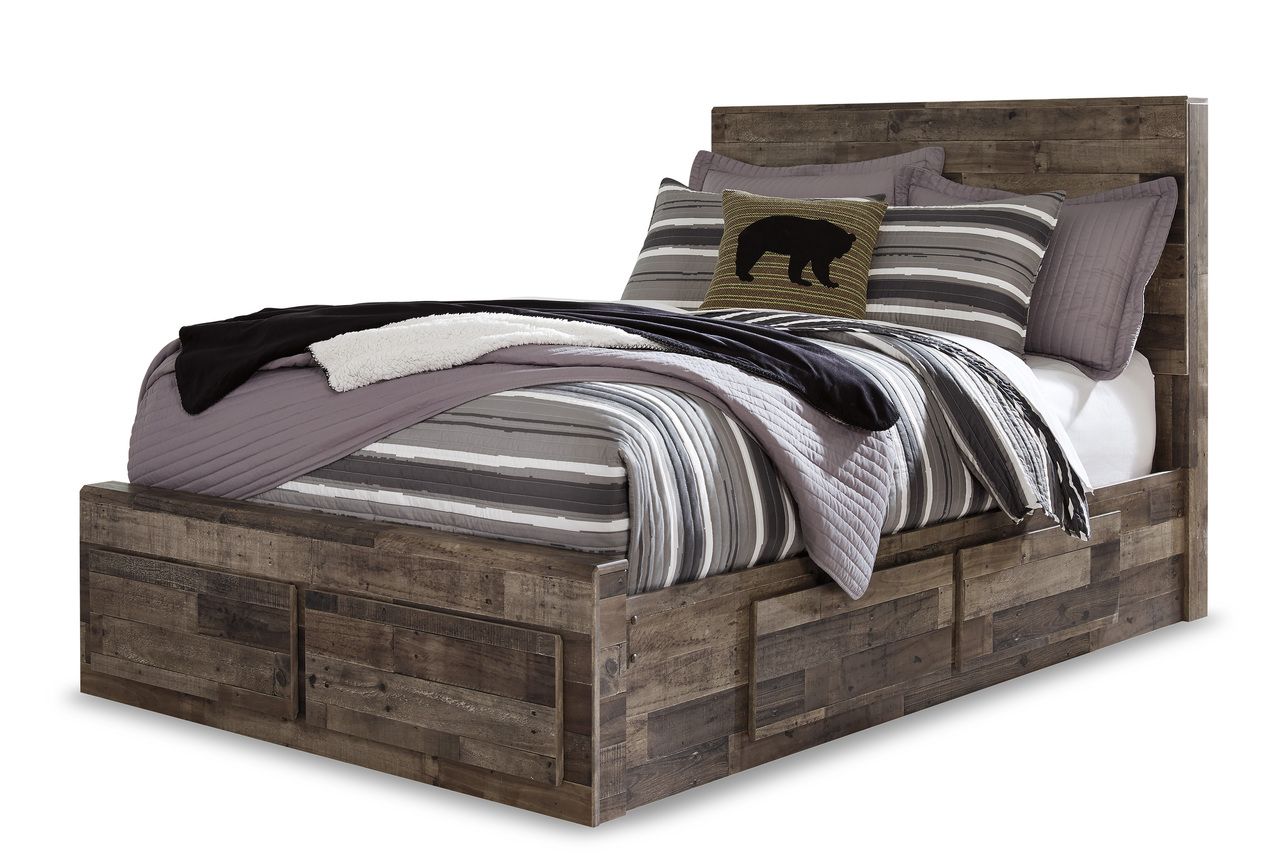 Derekson Full Panel Headboard In Multi Gray B20087