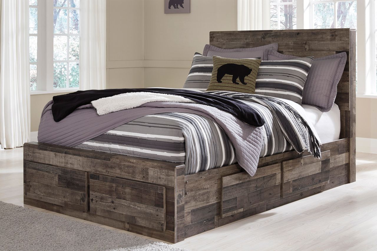 Derekson Full Panel Headboard In Multi Gray B20087