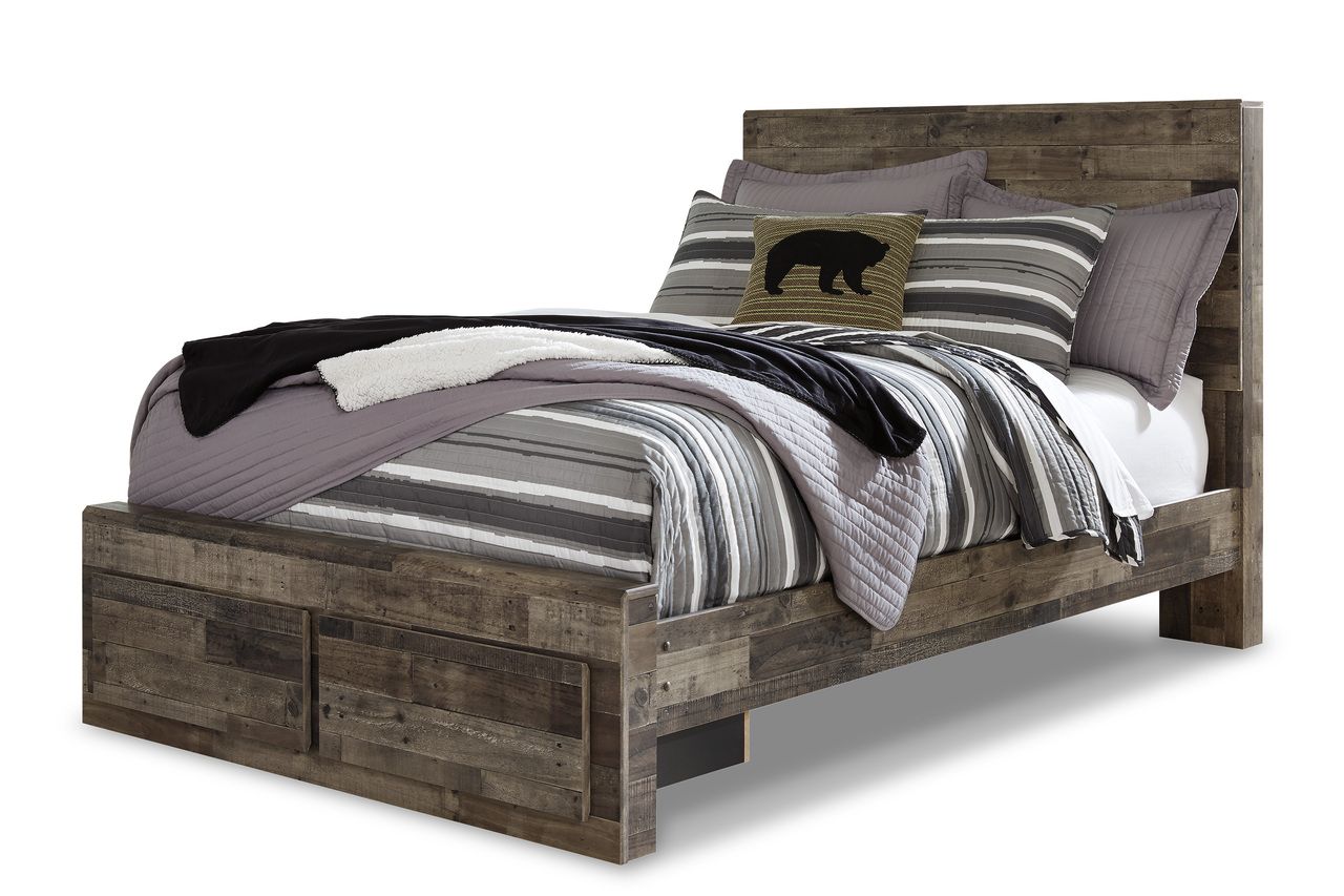 Derekson Full Panel Headboard In Multi Gray B20087