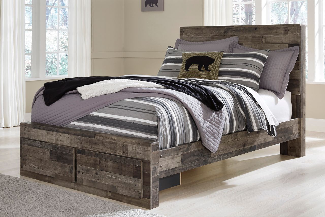 Derekson Full Panel Headboard In Multi Gray B20087