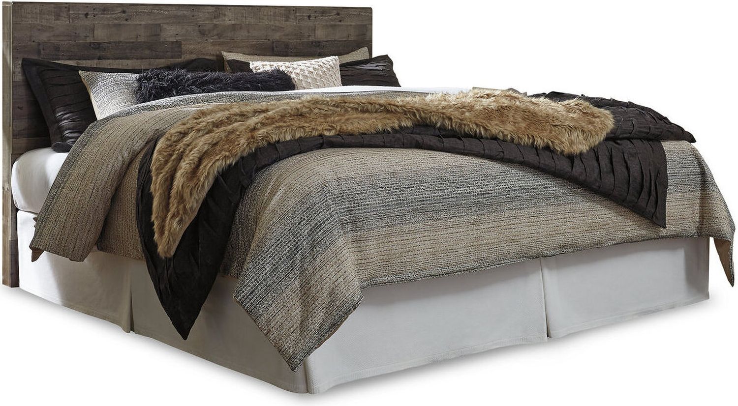 Derekson Gray King Storage Panel Bed B200B14
