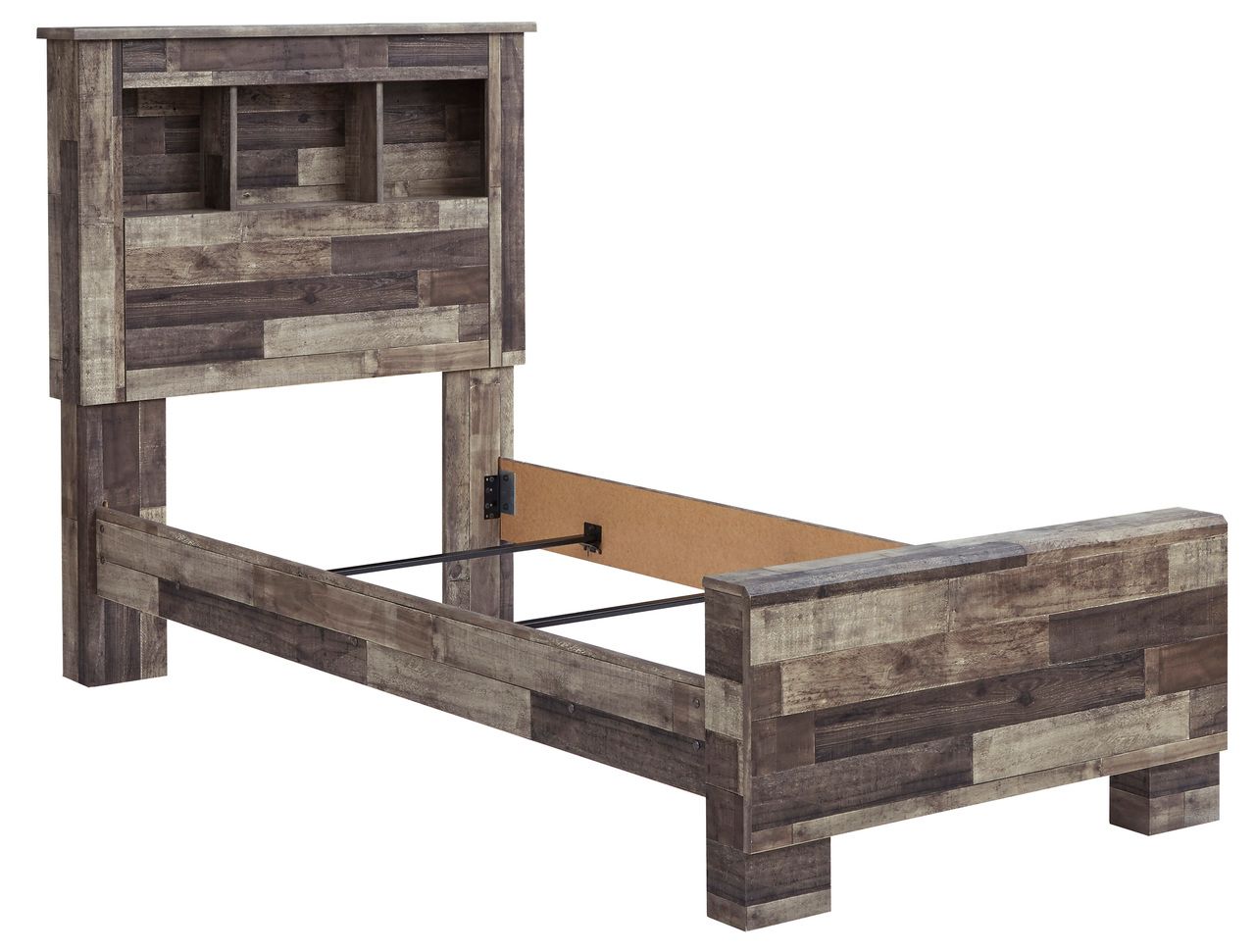 Derekson Gray Twin Panel Bed B200B2