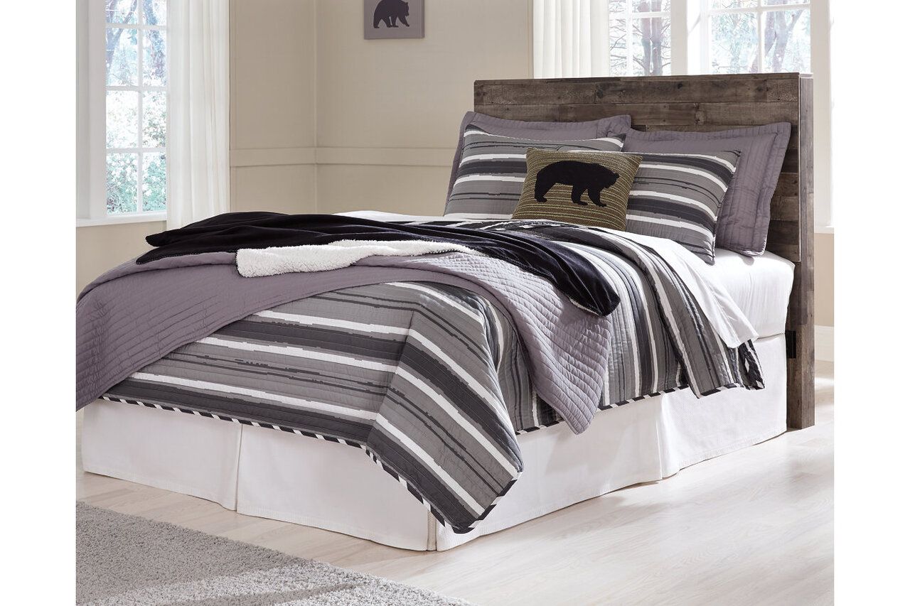 Derekson Gray Full Storage Panel Bed B200B4